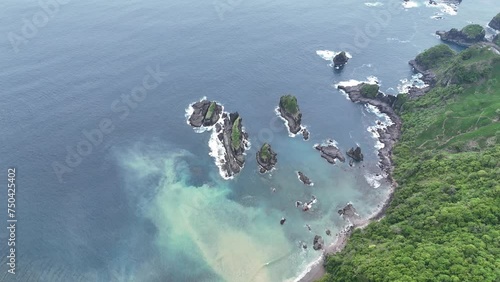 This is not Raja Ampat.
even though it's like 

This location is called ORONG BUKAL BEACH, located in Sekotong, West Lombok.

