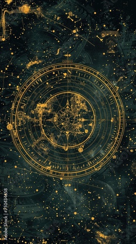Astrology concept background  photo
