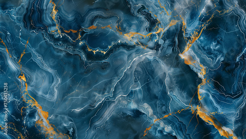 Marble Majesty: A Close-Up of Blue Elegance