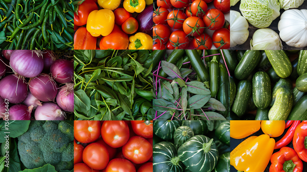 fresh vegetables on market stall fresh vegetables on market stall