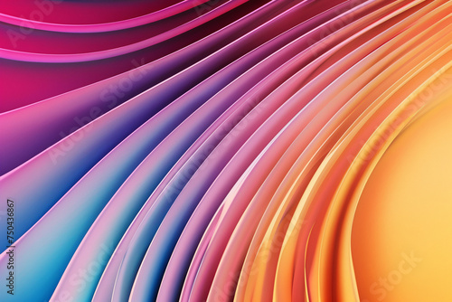 Modern abstract curve background. © May Thawtar