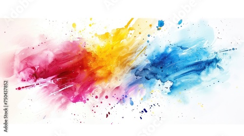 Abstract background bright coloured illustration, artistic modern futuristic print. Artwork, colorful paint ink. For poster, cover, wallpaper presentation