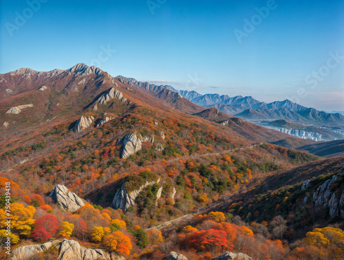 Autumn Mountain Landscape Sky Nature Clouds Scenic View Travel Hill Panorama Valley Peak Grass Snow Summer Tree Hiking