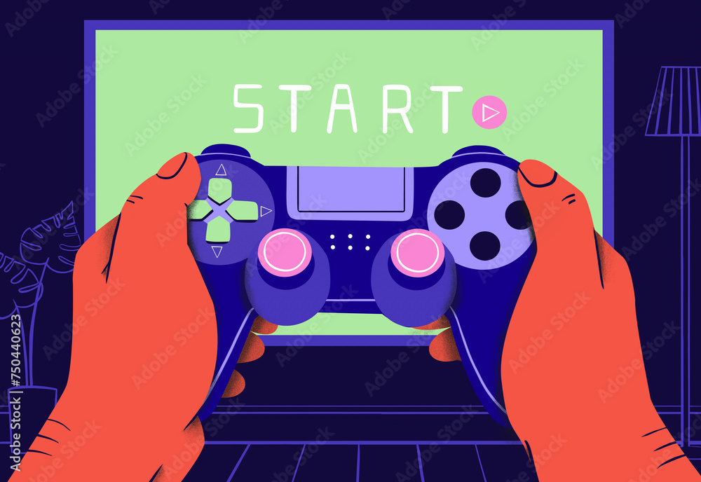 © Westend61 - Hands of person using joystick to play video game at home © Westend61 - Hands of person using joystick to play video game at home