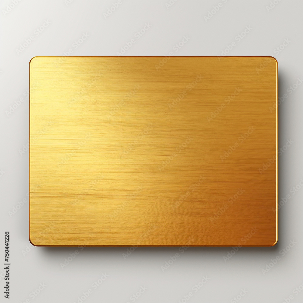 gold frame on white mockup gold frame on white mockup