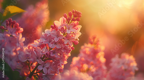 Blooming lilac close-up, sun, blurred background. © Свет Лана