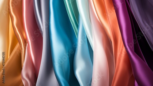  Silk Fabric Unveiling a Spectrum of Vibrant Hues