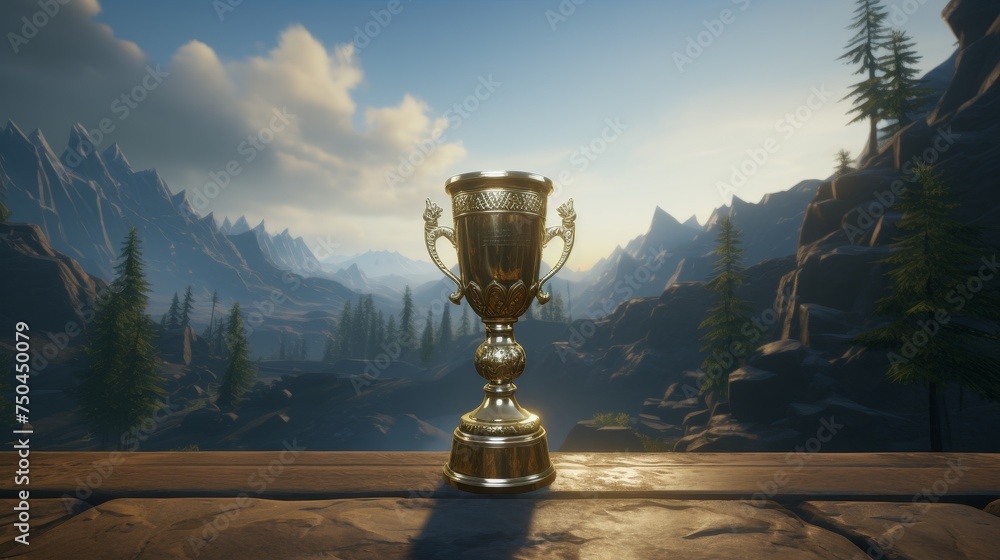 Obraz premium A single trophy