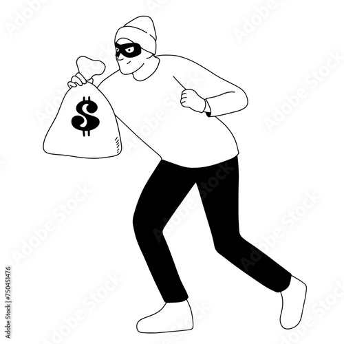 thieves make off with the stolen goods