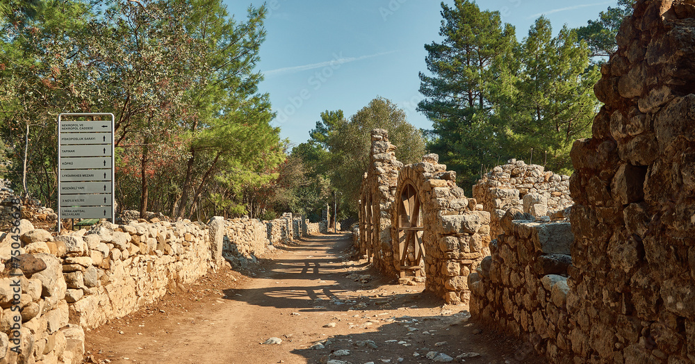 Obraz premium Ruins of Olympos Turkey