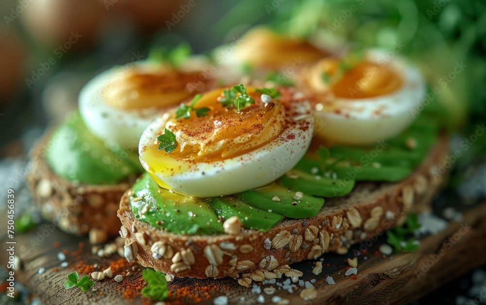Savory Avocado Toast Crowned with a Faultless Egg and Flavorings Savory Avocado Toast Crowned with a Faultless Egg and Flavorings