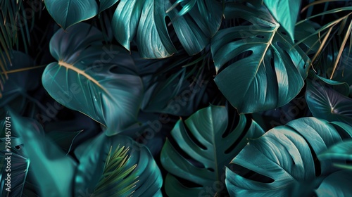 A close-up view of vibrant green leaves, ideal for nature-themed designs