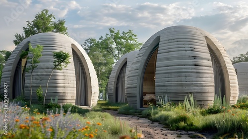 Architects and Designers Working on Modular Dome-shaped Homes in Forest
