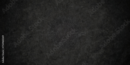 Dark black stone wall grunge backdrop texture background. monochrome slate grunge concrete wall black backdrop vintage marbled textured border background. 