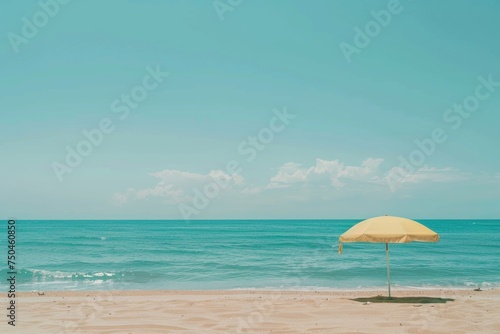 sunny summer beach season concept