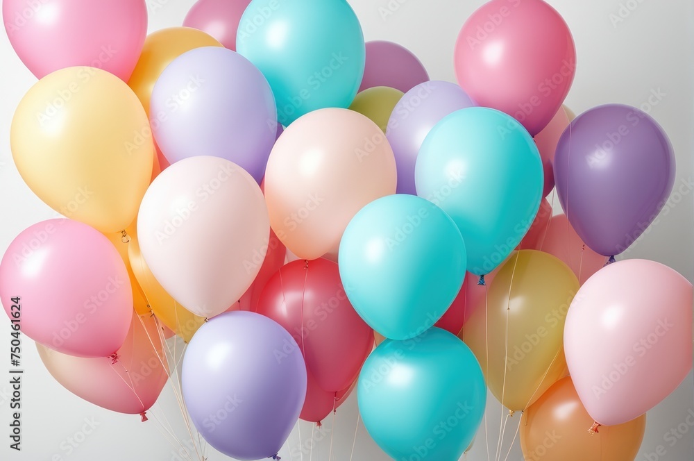 festive background of many colorful balloons festive background of many colorful balloons