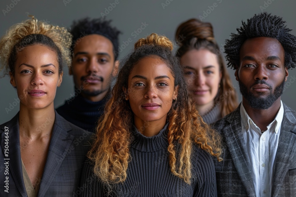 A series of studio shot showcasing the diverse employees of a multinational corporation, highlighting inclusivity and representation A series of studio shot showcasing the diverse employees of a multinational corporation, highlighting inclusivity and representation