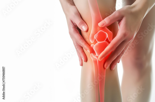 Arthrose im Knie. Verschleiss des Kniegelenkes, KI generiert