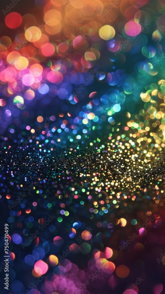 Colorful rainbow glitter background 