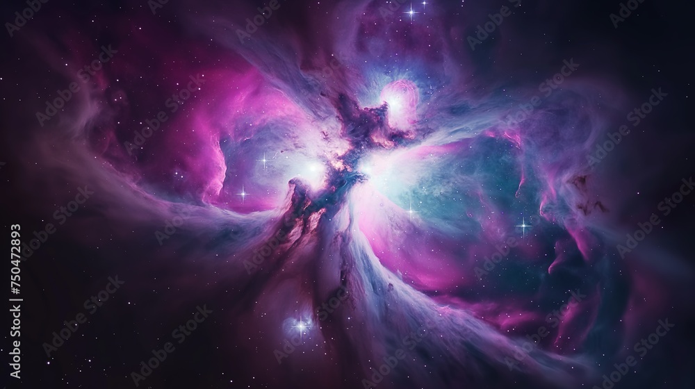 Galaxies in space. cosmos background - obrazy, fototapety, plakaty 