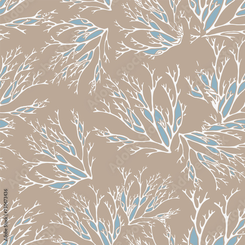 Natural flowers, seamless patterns with floral for fabric, textiles, clothing, wrapping paper, cover, banner, interior decor abstract