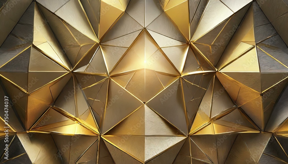 texture.a visually stunning 3D render illustration of a futuristic setting, featuring a lustrous golden background and a geometrically intricate triangular block structure. Ensure the wall texture inc texture.a visually stunning 3D render illustration of a futuristic setting, featuring a lustrous golden background and a geometrically intricate triangular block structure. Ensure the wall texture inc