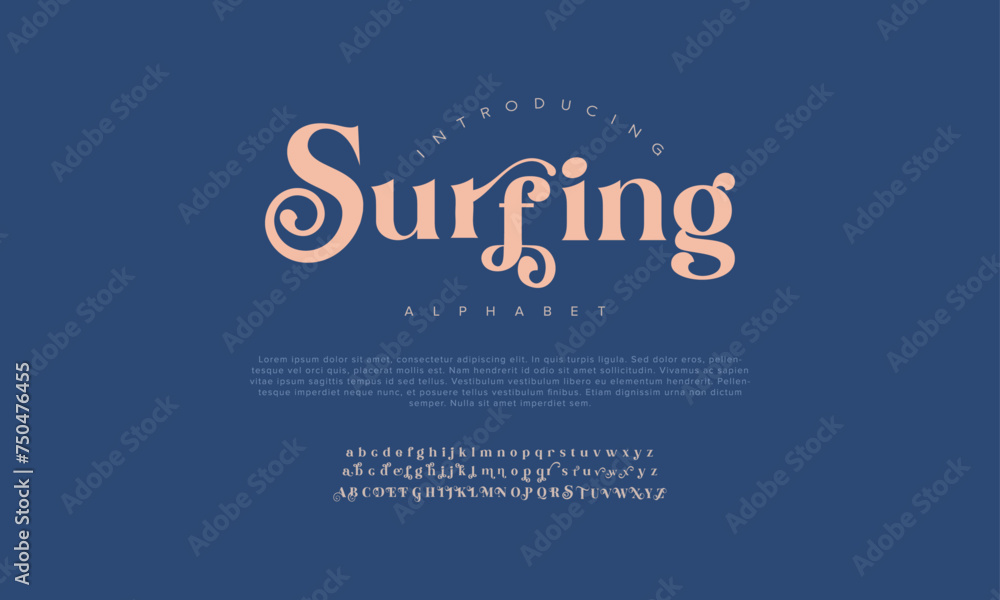 Surfing premium luxury arabic alphabet letters and numbers. Elegant islamic typography ramadan wedding serif font decorative vintage. Creative vector illustration Surfing premium luxury arabic alphabet letters and numbers. Elegant islamic typography ramadan wedding serif font decorative vintage. Creative vector illustration