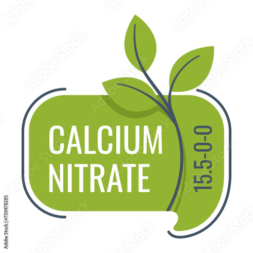 Calcium Nitrate 15.5-0-0 catchy badge
