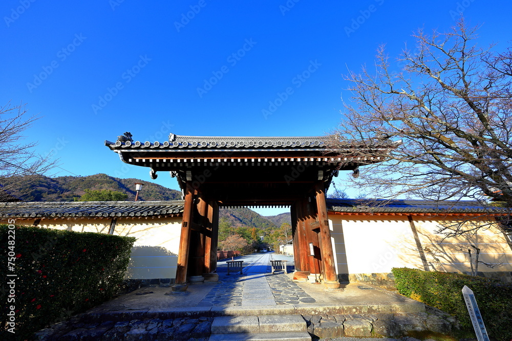Tenryu-ji, a venerable Zen temple at Arashiyama, Susukinobabacho, Sagatenryuji, Ukyo Ward, Kyoto, Japan Tenryu-ji, a venerable Zen temple at Arashiyama, Susukinobabacho, Sagatenryuji, Ukyo Ward, Kyoto, Japan