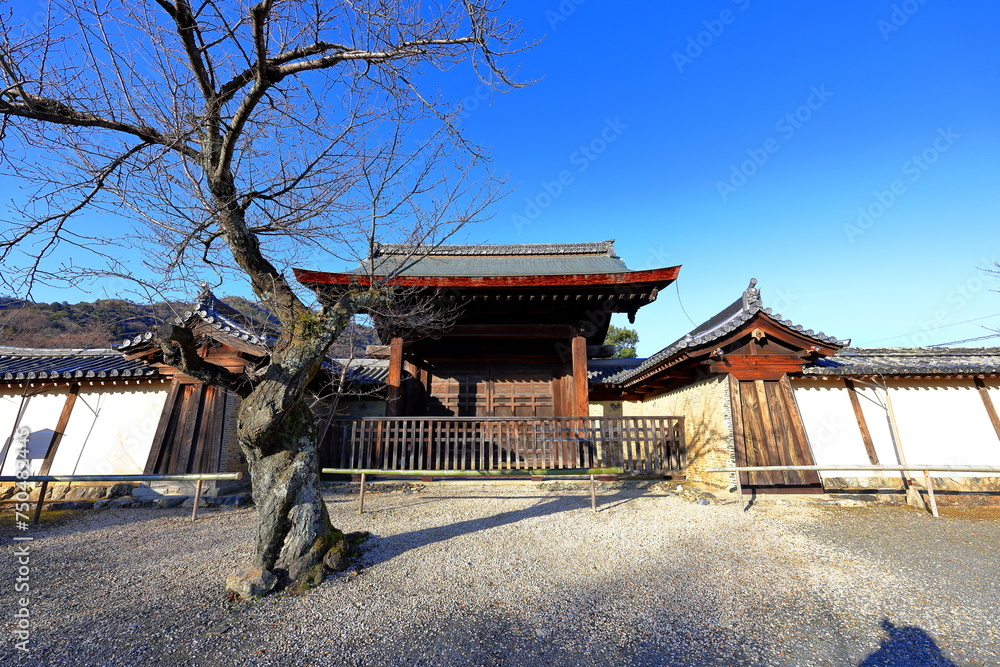 Tenryu-ji, a venerable Zen temple at Arashiyama, Susukinobabacho, Sagatenryuji, Ukyo Ward, Kyoto, Japan