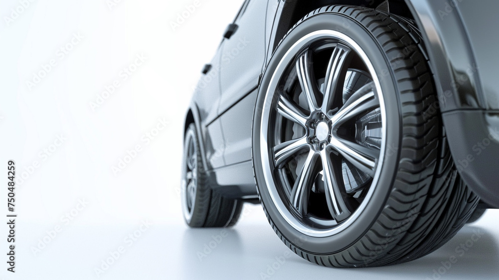 car tires isolated on a white background car tires isolated on a white background