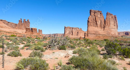 Park Avenue, Arches National Park, Utah, United States