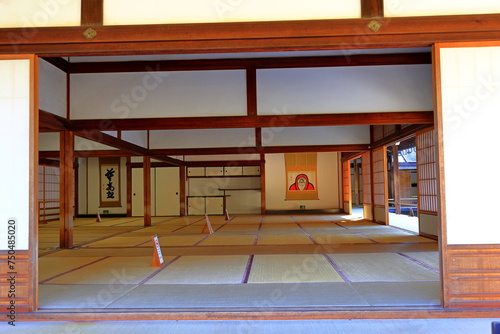 Tenryu-ji, a venerable Zen temple at Arashiyama, Susukinobabacho, Sagatenryuji, Ukyo Ward, Kyoto, Japan photo