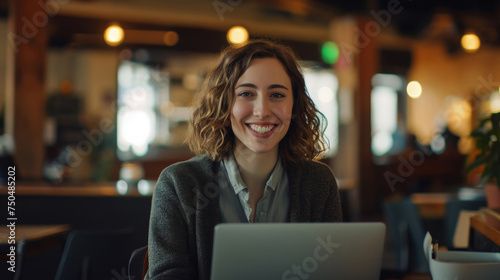 Woman, business and entrepreneur for success. Empowering women in business as entrepreneurs, driving growth and innovation. Support women entrepreneurs for economic progress. © StevensBot/Peopleimages - AI