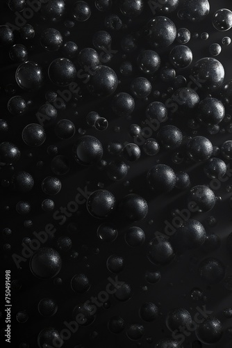 Black abstract art background Generative Ai © LayerAce.com
