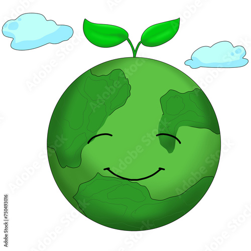 green planet earth