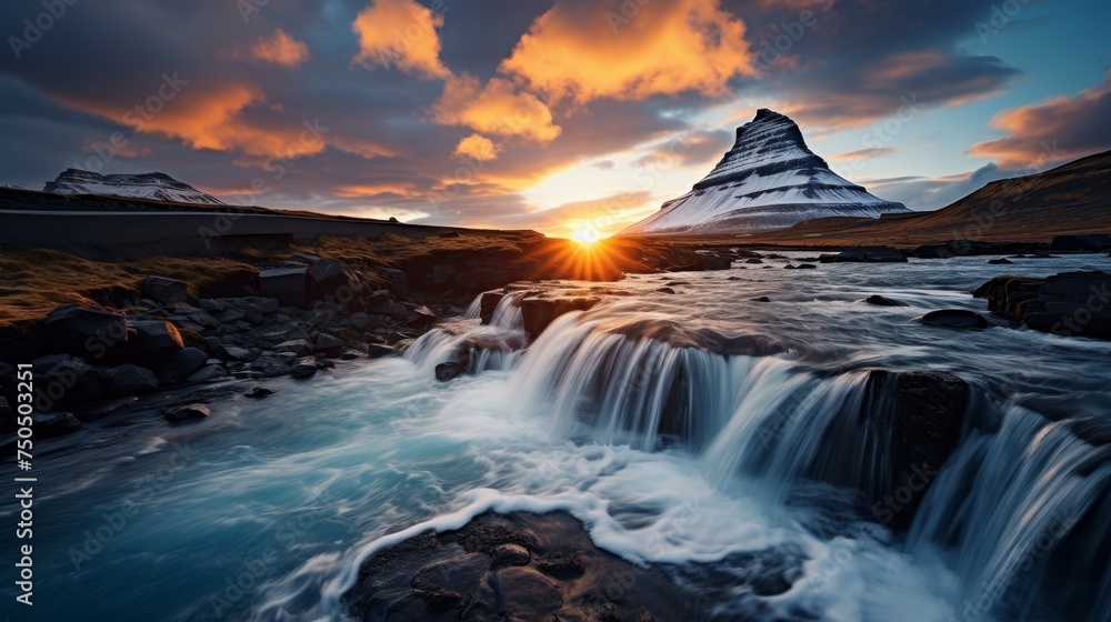 Naklejka premium Experience the awe - inspiring beauty of nature.