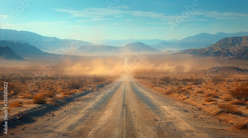 A path through a desert © frimufilms