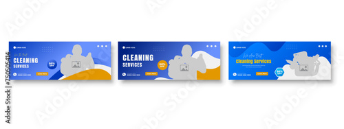 Cleanliness Guaranteed Social Media Posts for House Cleaning Advertisement Clean baground smuth color bundleTemplate photo