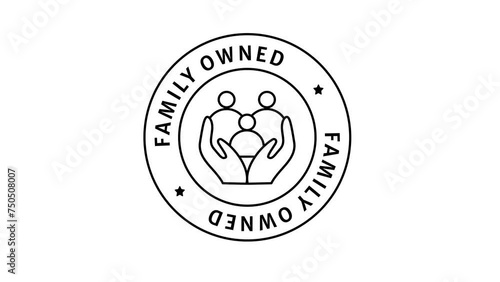 Family-owned businesses can display their long history and commitment to quality through a multi-generational emblem like a circular legacy badge, which denotes that they are certified family enterpri photo