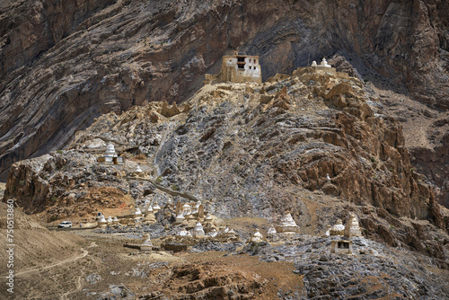 Zangla palace in the Zanskar region of Ladakh