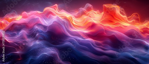 Multicolor 3D Abstract Visualization