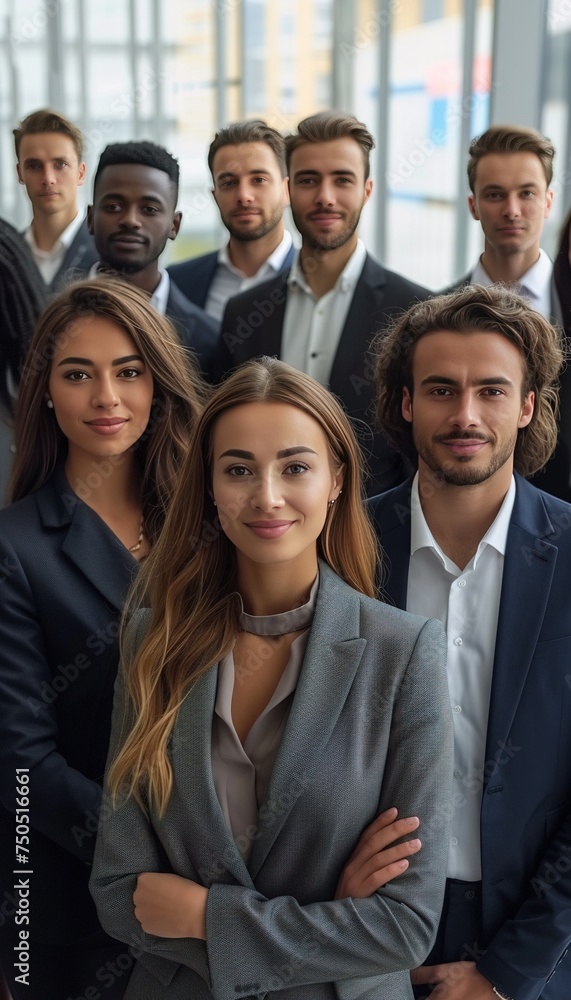 Diverse business team portrait. Multi-ethnic professionals standing together. Successful businessmen. Diverse business team portrait. Multi-ethnic professionals standing together. Successful businessmen.