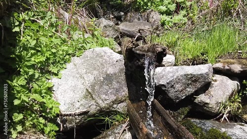 Morskie Oko lake and hiking trail , Tatras natural reserve