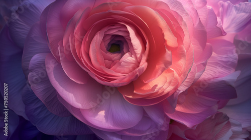 pink flower closeup ranunculus buttercup