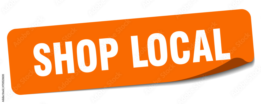 shop local sticker. shop local label shop local sticker. shop local label