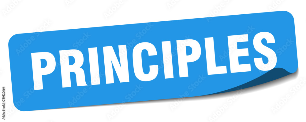 principles sticker. principles label principles sticker. principles label