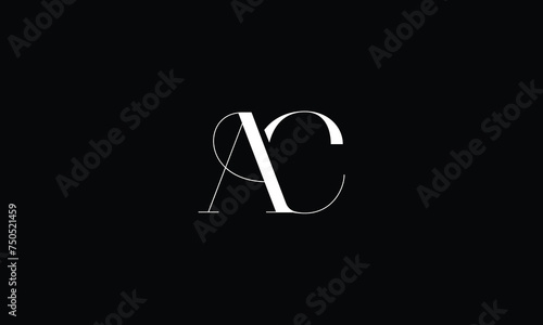 AC, CA, A, C, Abstract Letters Logo Monogram