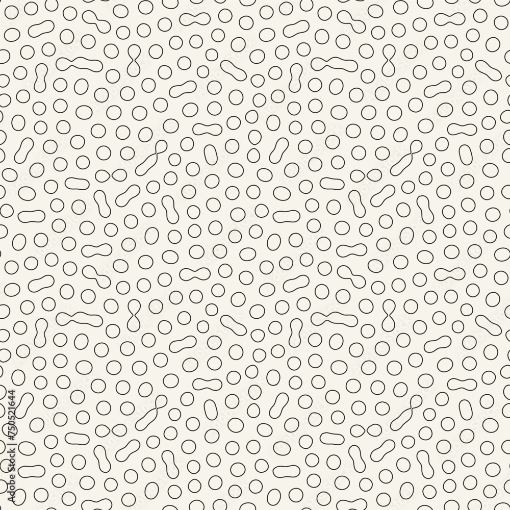 Vector seamless pattern. Repeating geometric elements. Stylish monochrome background design. Vector seamless pattern. Repeating geometric elements. Stylish monochrome background design.