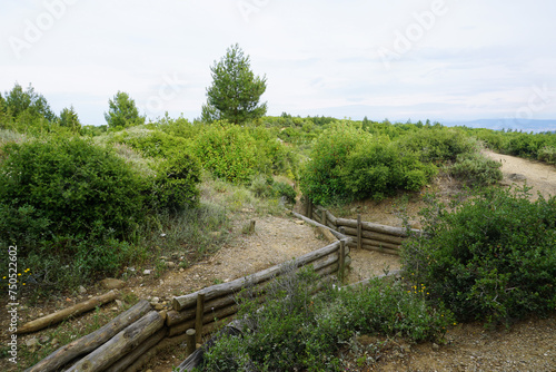 Preserved trenches at Lone Pine, Anzac Cove, Gallipoli 
